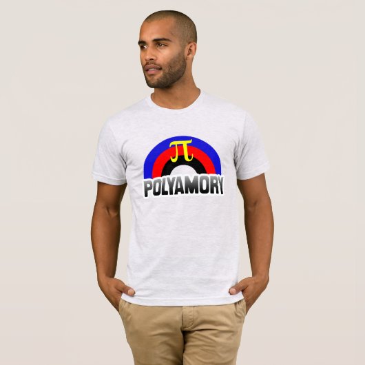 Polyamory trots T-shirt (Voorkant volledig)