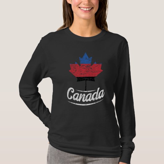 Polyamory trots vlag Canada Polyamoreus T-shirt (Voorkant)