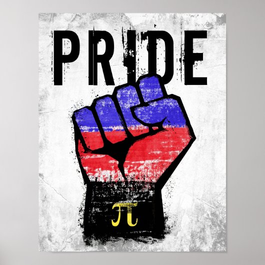 Polyamory Trots Vuist Poster (Voorkant)