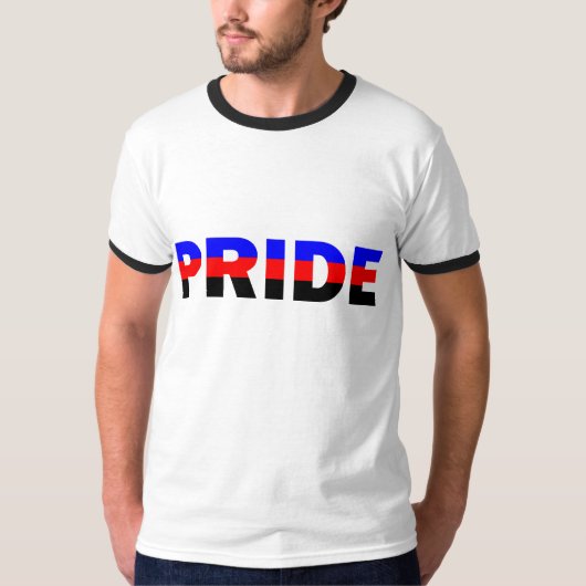 Polyamory trotsvlag t-shirt (Voorkant)