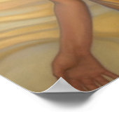 Polyamoureus triad op het strand poster (Hoek)