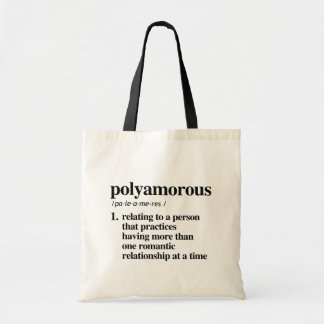 Polyamoureuze definitie - gedefinieerde LGBTQ-term Tote Bag