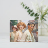 Polyamoureuze drieduizend dagdromen in het centrum briefkaart (Staand voorkant)