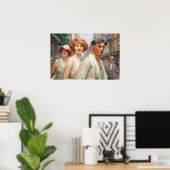 Polyamoureuze drieduizend dagdromen in het centrum poster (Thuiskantoor)