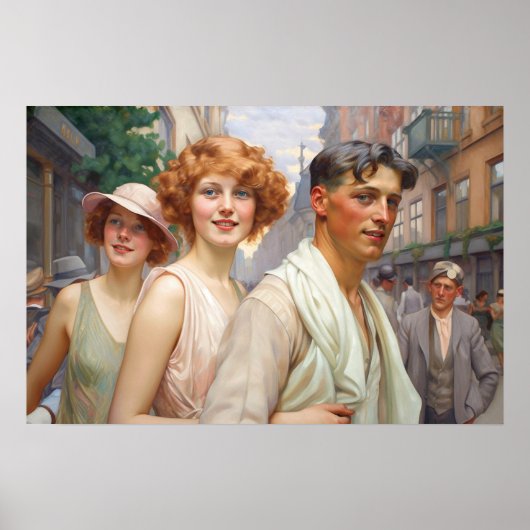 Polyamoureuze drieduizend dagdromen in het centrum poster (Voorkant)