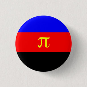 Polyamoureuze Pride Ronde Button 3,2 Cm