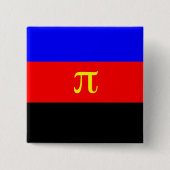 Polyamoureuze Pride Vierkante Button 5,1 Cm (Voorkant)