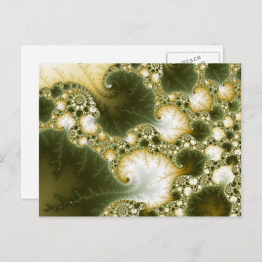 Polyatomisch - Fractaal Briefkaart (Voorkant / Achterkant)