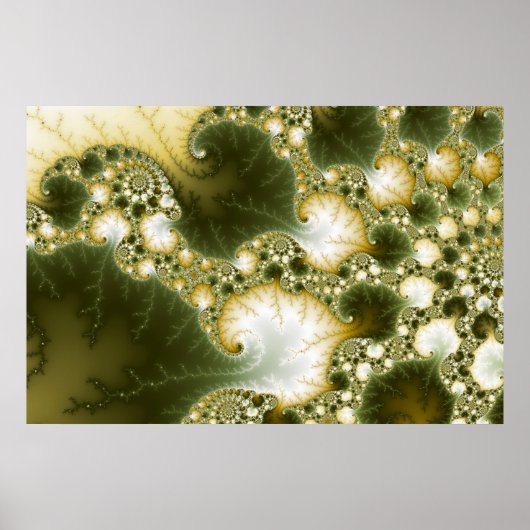 Polyatomisch - Fractaal Poster (Voorkant)