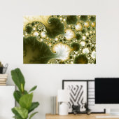 Polyatomisch - Fractaal Poster (Thuiskantoor)