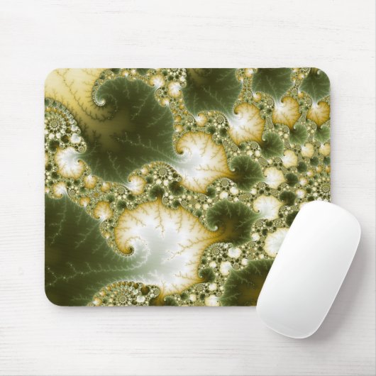 Polyatomisch - Fractal Mousepad Muismat (Met muis)