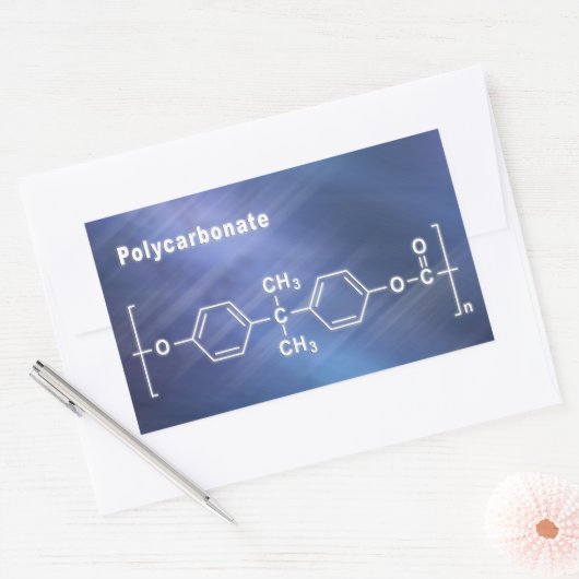 Polycarbonaat PC Lexan Rechthoekige Sticker (Envelop)