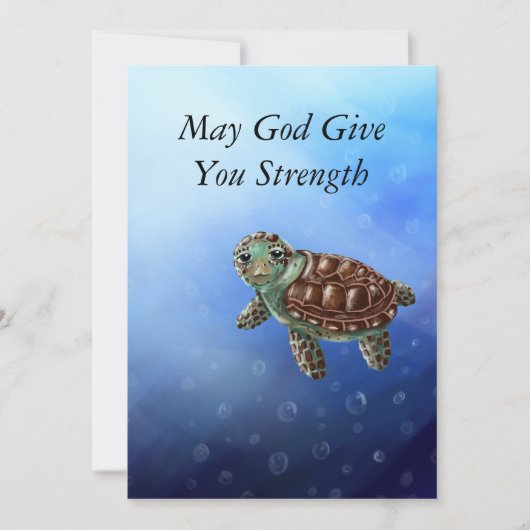 Polycarpus reis sympathiekaart bedankkaart (Voorkant)