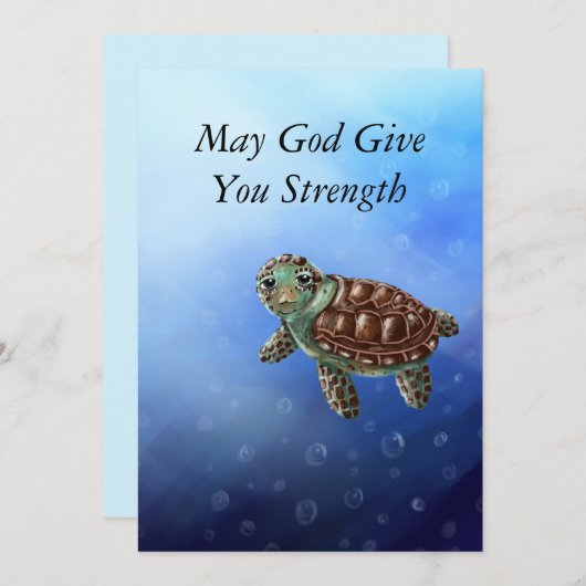 Polycarpus reis sympathiekaart bedankkaart (Voorkant / Achterkant)