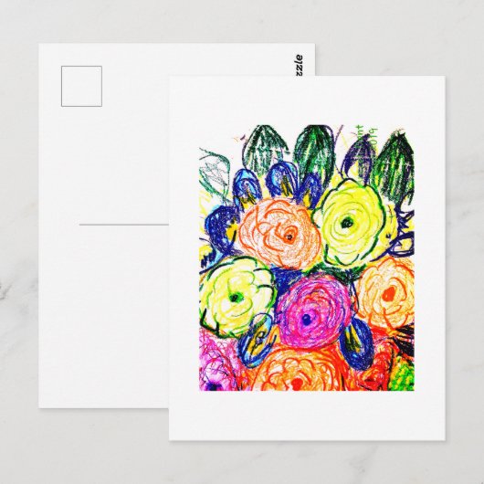 Polychromatisch Briefkaart (Voorkant / Achterkant)
