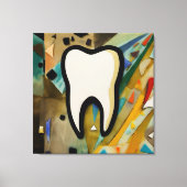 Polychromatische korrel canvas afdruk (Voorkant)