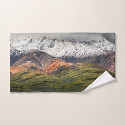 Polychrome berg, Denali NP, Alaska Bad Handdoek (Handdoek)