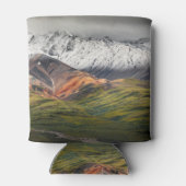 Polychrome berg, Denali NP, Alaska Blikjeskoeler (Achterkant)