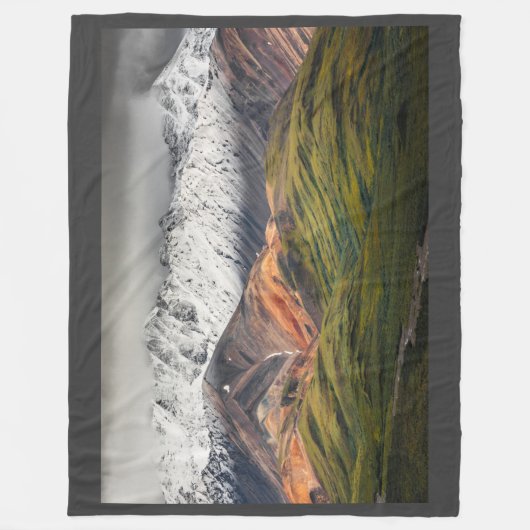 Polychrome berg, Denali NP, Alaska Fleece Deken (Voorkant)