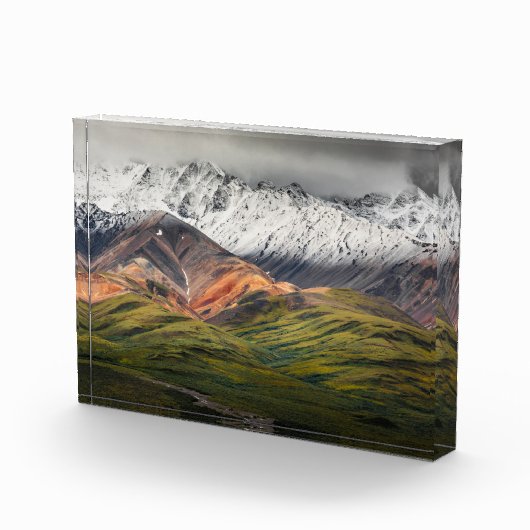 Polychrome berg, Denali NP, Alaska Fotoblokken (Rechts)