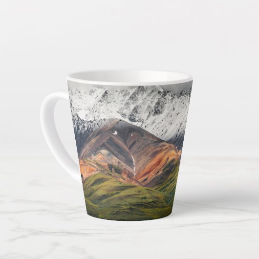 Polychrome berg, Denali NP, Alaska Latte Mok (Linkerhoek)