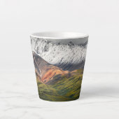 Polychrome berg, Denali NP, Alaska Latte Mok (Voorkant)