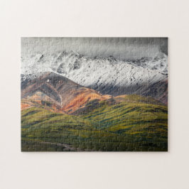 Polychrome berg, Denali NP, Alaska Legpuzzel
