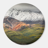 Polychrome berg, Denali NP, Alaska Magneet (Voorkant)