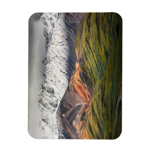 Polychrome berg, Denali NP, Alaska Magneet (Verticaal)