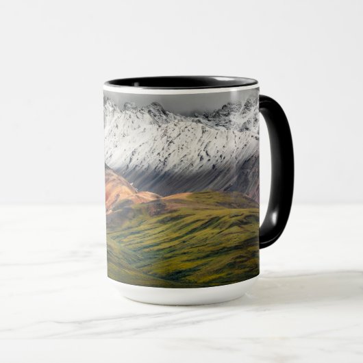 Polychrome berg, Denali NP, Alaska Mok (Voorkant rechts)