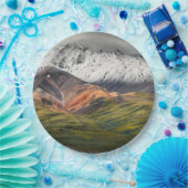 Polychrome berg, Denali NP, Alaska Papieren Bordje (Feest)