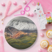 Polychrome berg, Denali NP, Alaska Papieren Bordje (Feest)