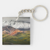 Polychrome berg, Denali NP, Alaska Sleutelhanger (Achterkant)