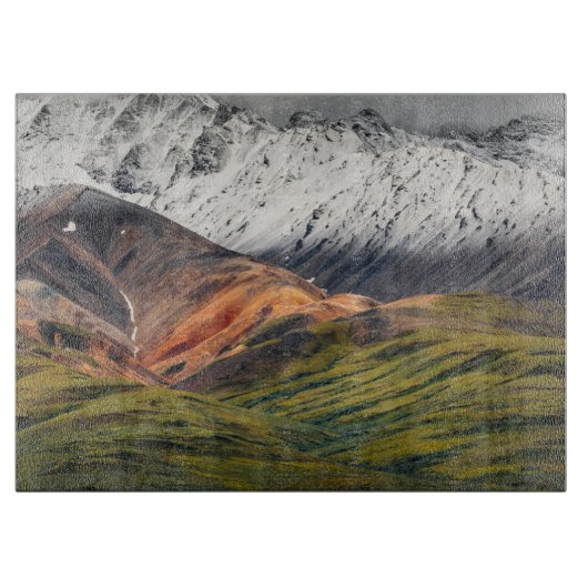 Polychrome berg, Denali NP, Alaska Snijplank (Voorkant)