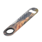 Polychrome berg, Denali NP, Alaska Speed Flessenopener (Achterkant Gekanteld)