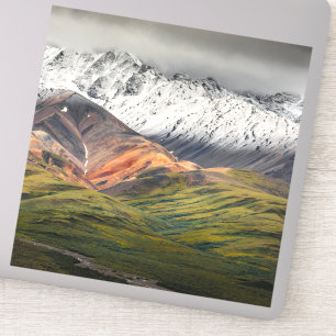 Polychrome berg, Denali NP, Alaska Sticker