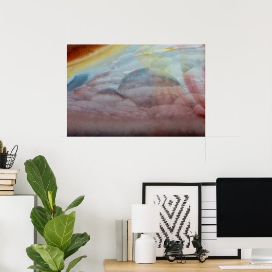 Polychrome Jasper Poster (Thuiskantoor)