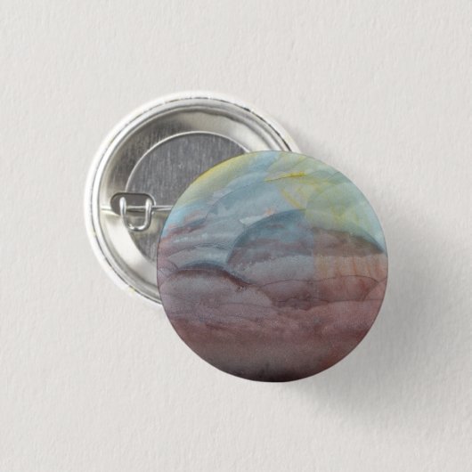 Polychrome Jaspis Ronde Button 3,2 Cm (Voorkant /achterkant)