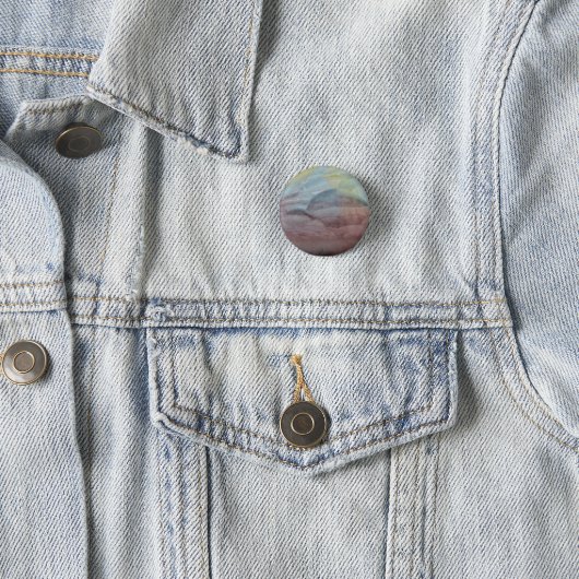 Polychrome Jaspis Ronde Button 3,2 Cm (In situ)