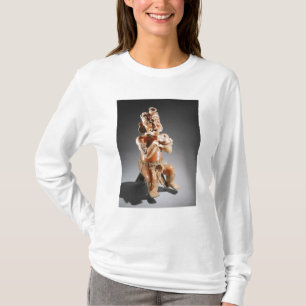 Polychrome tweedelige beeldenboten, misschien t-shirt