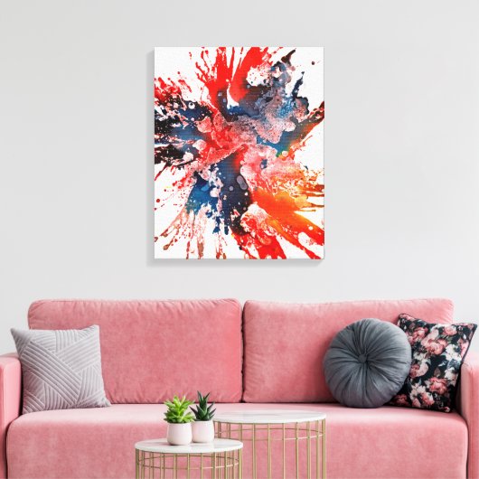 Polychromoptisch #15 door Michael Moffa Canvas Afdruk (Insitu (Woonkamer))