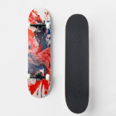 Polychromoptisch #15 door Michael Moffa Skateboard (Voorkant)