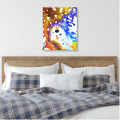 Polychromoptisch #1B door Michael Moffa Canvas Afdruk (Insitu (Slaapkamer))