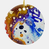 Polychromoptisch #1B door Michael Moffa Keramisch Ornament (Achterkant)