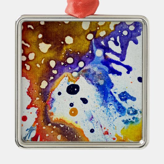 Polychromoptisch #1B door Michael Moffa Metalen Ornament (Voorkant)