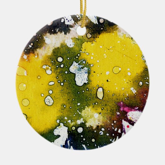 Polychromoptisch #7 keramisch ornament (Voorkant)