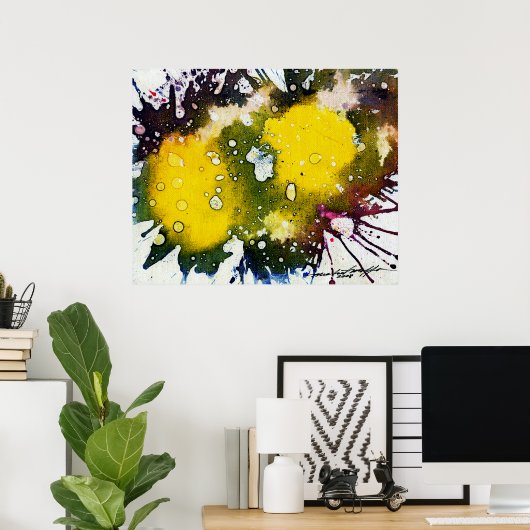 Polychromoptisch #7 poster (Thuiskantoor)