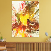 Polychromosoom #10 canvas afdruk (Insitu (Woonkamer))