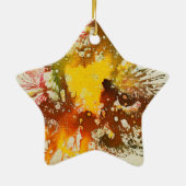 Polychromosoom #10 van Michael Moffa Keramisch Ornament (Achterkant)