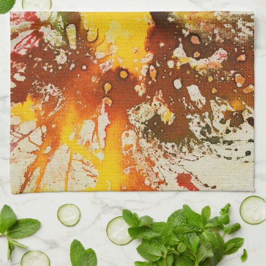 Polychromosoom #10 van Michael Moffa Theedoek (Gevouwen)